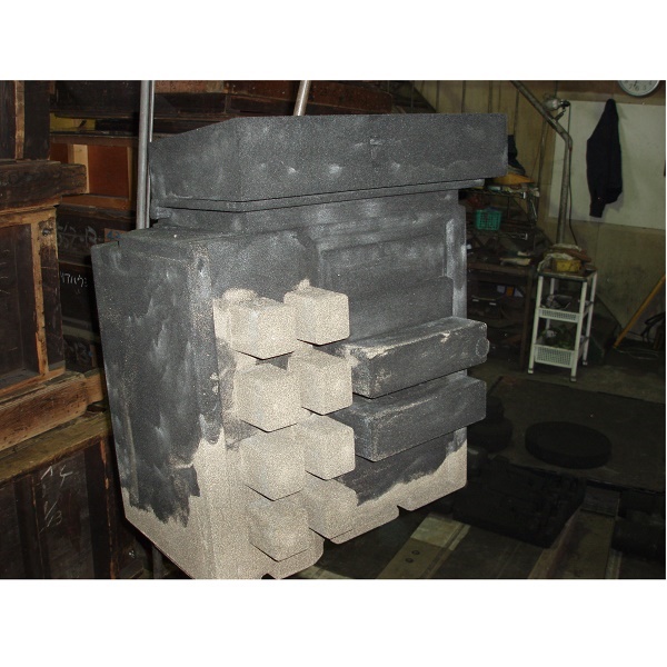 フラン自硬性 再生砂+エスパール